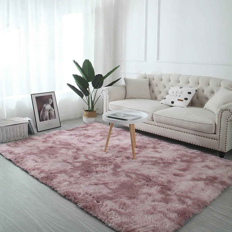 Tapete Felpudo Tie-Dye – Macio e Antiderrapante – Sala, Quarto e Quarto Infantil – Vários Tamanhos