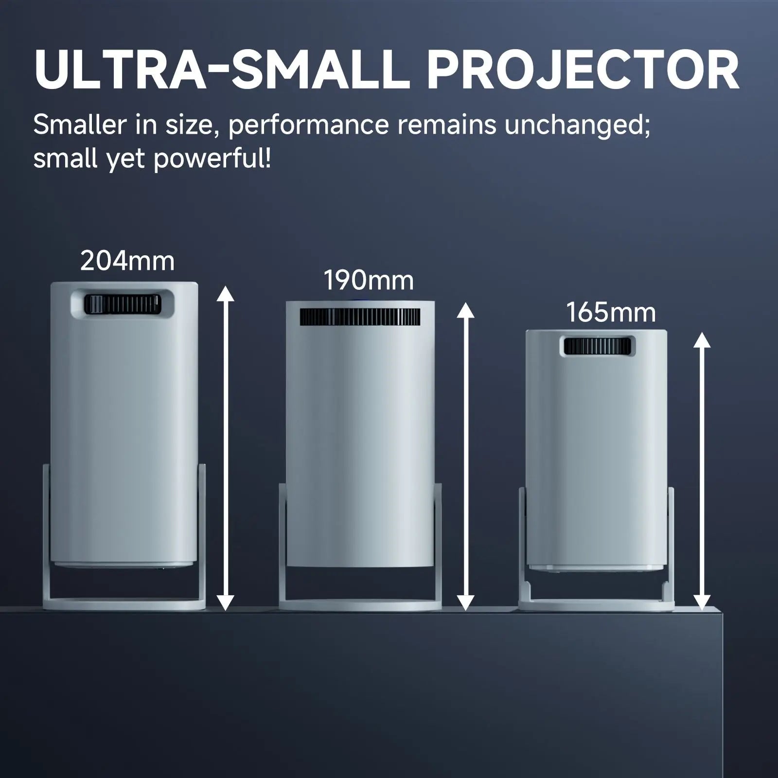 Mini Projetor Smart Android 14 – WiFi 6 – Bluetooth 5.0 – Suporte 4K – Home Theater