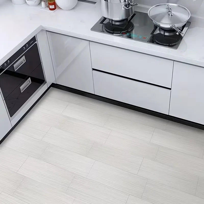 10Pcs 40x15cm PVC Floor Stickers Self-adhesive Stickers Waterproof Thickened Wood Grain Floor Stickers Stickers Living Room