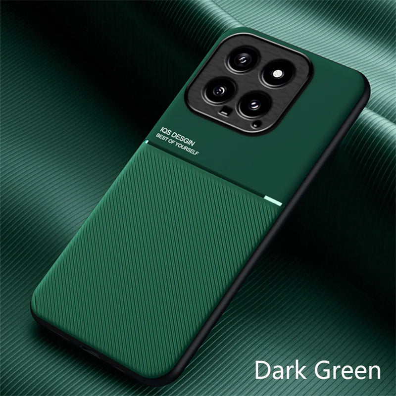 Rugged Non-Slip Case for Xiaomi 15T 14T 14 Ultra 13T Pro 13 Lite 12 12T 11T Cover With Car Magnetic Holder Coque Fundas Capa
