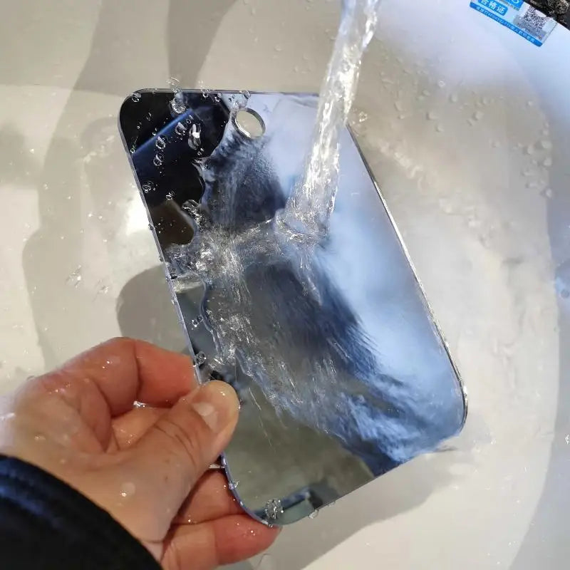 Espelho Antiembaçante para Banheiro – Portátil, Oval, Acrílico