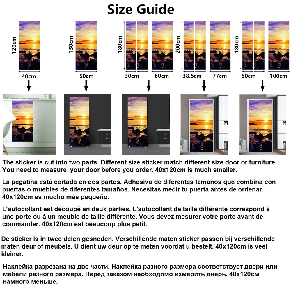 Adesivo Decorativo Retrô Floral para Geladeira – Vinil Impermeável – Vários Tamanhos