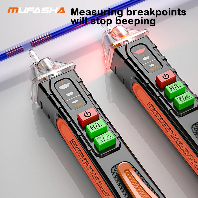 Detector de Tensão Sem Contato – Caneta Testadora Elétrica AC 12-1000V