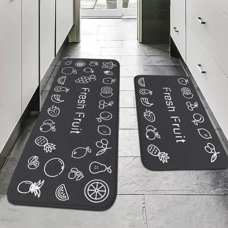 Tapete Multiuso Antiderrapante – Absorção de Água – Lavável na Máquina – Cozinha e Banheiro