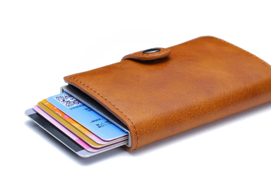 Porta-Cartões Metálico com Proteção RFID – Carteira Slim Minimalista