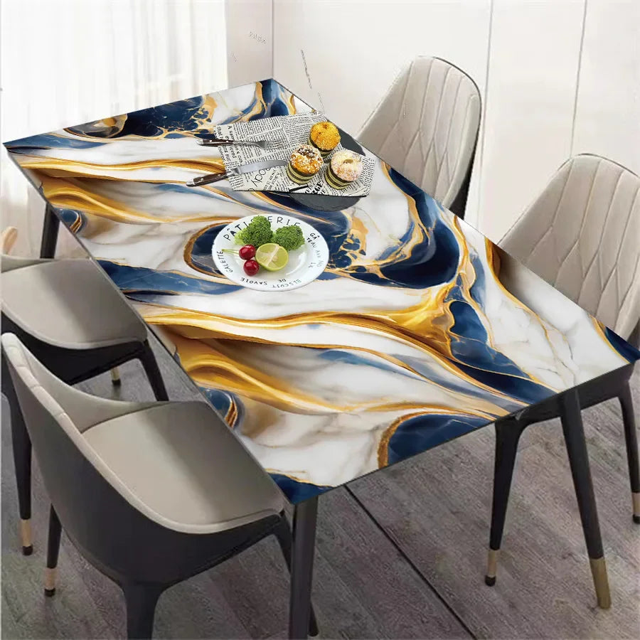 Marble Patterned Wallpaper for Kitchen Dining Room Waterproof and Oil Resistant Home Decoration Background Stickers Wallpaper